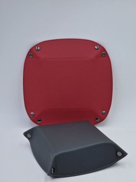 Ablageschale  für Handy, Schmuck, Schlüssel bordeaux
